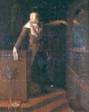Jeanne DABOS  "Marat votant la mort de Louis XVI"