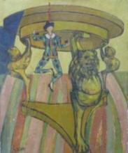 Anne Gacon  "Le pantin sous la table"