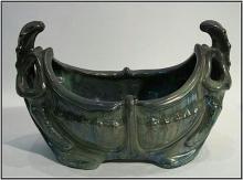 Eugène GATELET  "Jardinière aux fougères"