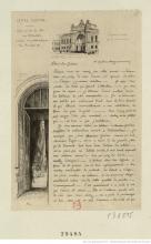 Gustave HENRY  "Lettre de Martial à Gustave Henry"