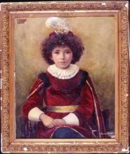 Louise HUBERT  "Le petit page" 1898