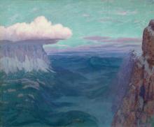 Sigismond JEANÈS  "Nuages sur les Dolomites"