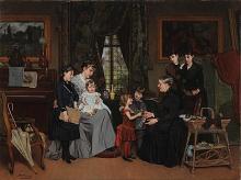 Louis-Edmond POMEY  "La fête de la Grand-Mère"