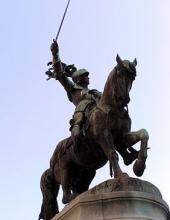 Mathias SCHIFF  " Statue de René II Duc de Lorraine"