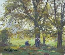 Raymond URBAIN "Le gaulage des noix" Raymond URBAIN "Le gaulage des noix"