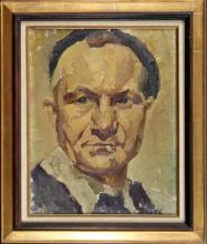Emile GRUB  "Autoportrait"