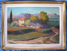 Pierre LEMARCHAND : Paysage de Provence Pierre LEMARCHAND : Paysage de Provence