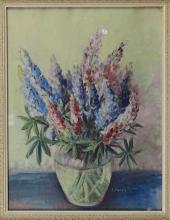Yvette MANSUY-TRICHON       :  Bouquet de fleurs