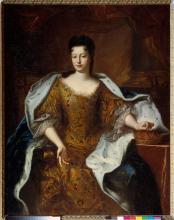 Pierre GOBERT : Portrait de Charlotte-Elisabeth d'Orléans, Duchesse de Lorraine Pierre GOBERT : Portrait de Charlotte-Elisabeth d'Orléans, Duchesse de Lorraine