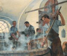 Eugène DECISY       :  Le démélage, brasseurs à Béthencourt