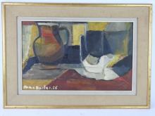 Anne PARISOT-BAILLE       :  Nature morte cubiste
