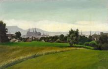 Willy REUE        :  Blick auf Aachen